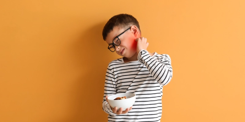 trẻ bị dị ứng thức ăn