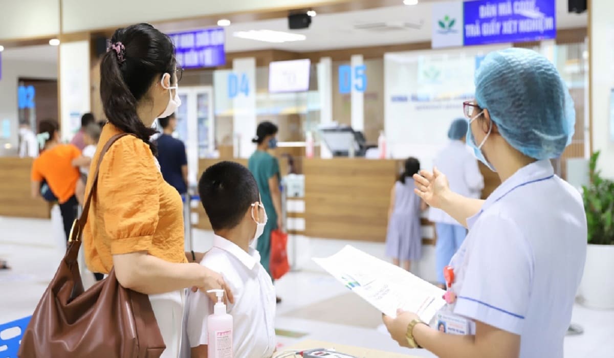 quy trình khám bệnh tại bệnh viện nhi trung ương