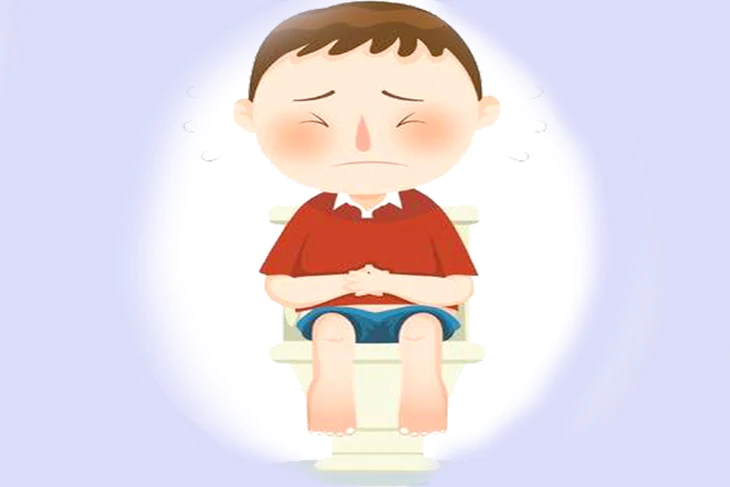 Trẻ đi ngoài như phân dê