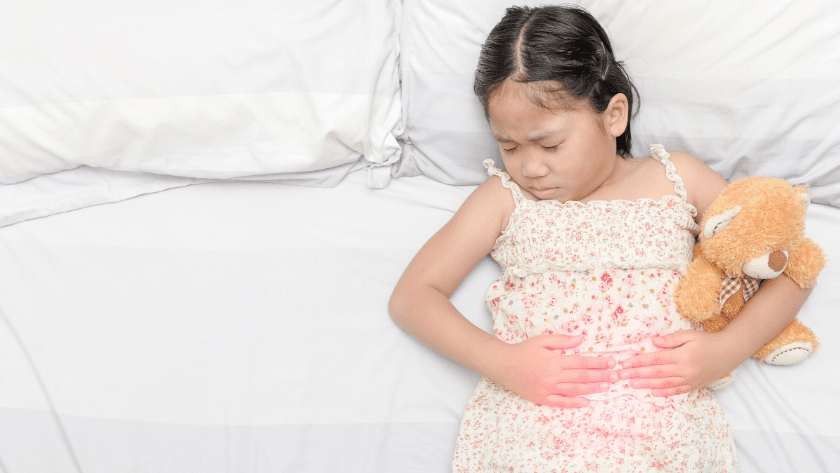 trẻ bị táo bón
